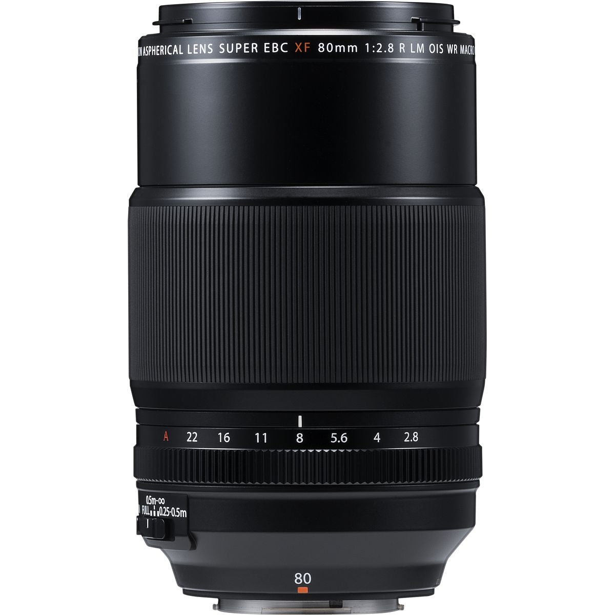 Objetivo Fujifilm XF 80 mm f/2,8 R LM OIS WR Macro Fujinon