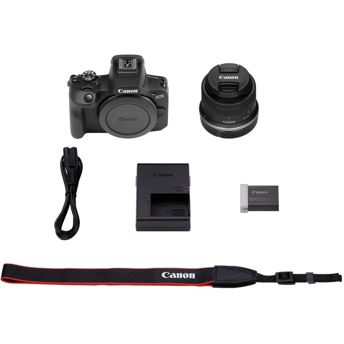 Canon EOS R100 Negro + RF-S 18-45 mm IS STM