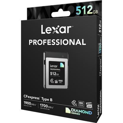 Lexar CFexpress Pro Type B Diamond Series 512GB - 1900MB/s