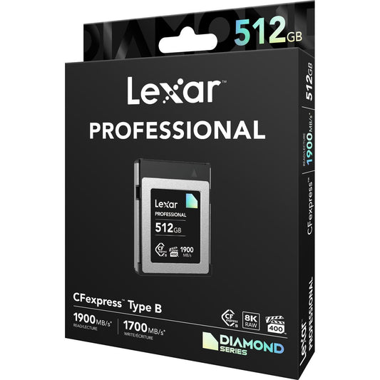 Lexar CFexpress Pro Tipo B Serie Diamante 512 GB - 1900 MB/s