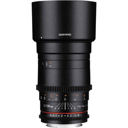 Objetivo Samyang 135 mm T2.2 AS UMC VDSLR II para montura Sony E