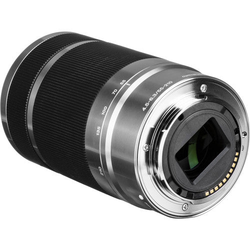 Sony E 55-210mm f/4.5-6.3 OSS Lens (Silver)