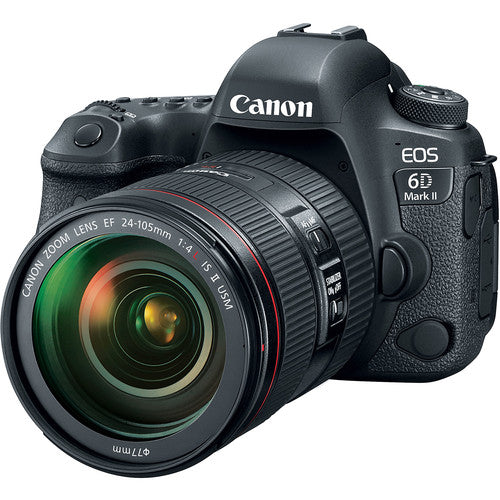 Canon EOS 6D Mark II DSLR Camera with 24-105mm f/4L II Lens