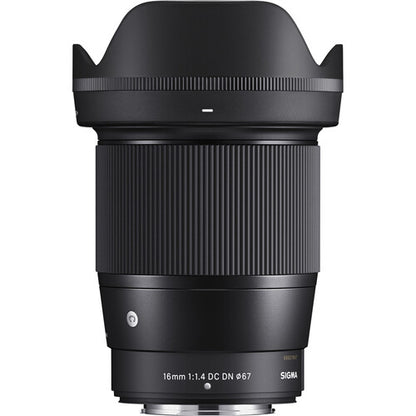 Objetivo contemporáneo Sigma 16 mm f/1,4 DC DN (montura X de Fujifilm)