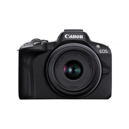Canon EOS R50 Negra + RF-S 18-45mm y RF-S 55-210mm