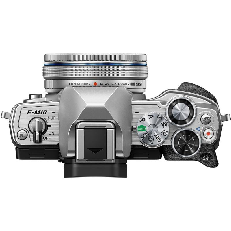 Olympus OM-D E-M10 Mark IV + ED 14-42mm f/3.5-5.6 EZ Plata